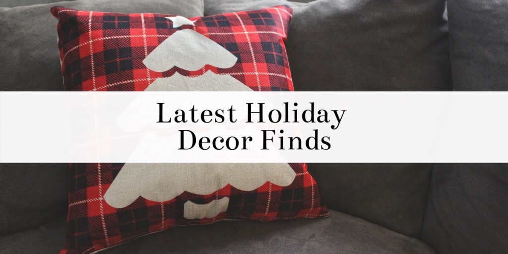 It can be tough to find the perfect holiday decor for your home. In my blog post, I've shown my latest holiday decor finds. From super cute figurines to throw pillows, I scored on some amazing decor items! #holidaydecor #holidays #homedecor #decor #decorations #figurines #throwpillows #Christmas #reindeer #santa #affiliate #Amazon