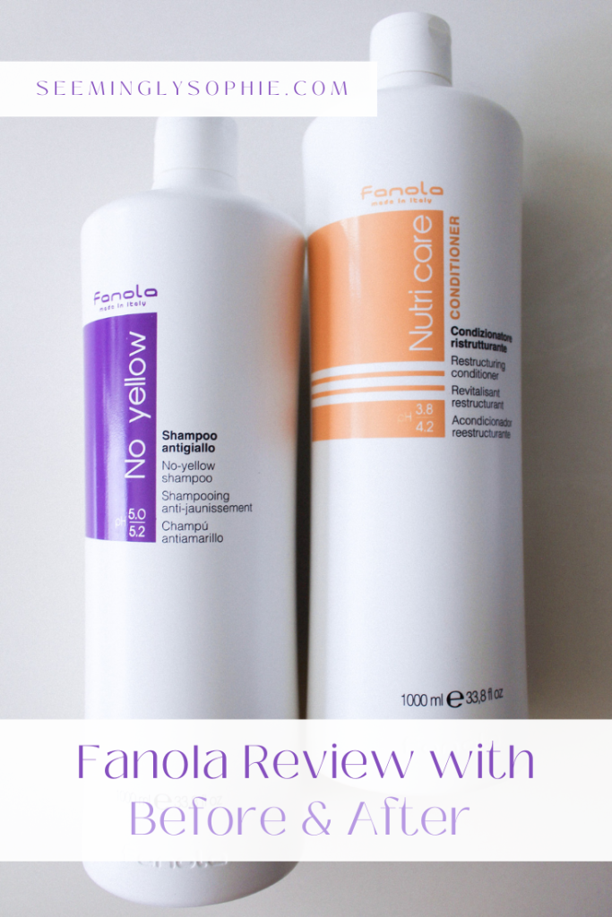 In my opinion, Fanola is the best purple shampoo out there for toning blonde hair. I like to leave it in a little longer so I can maintain a pretty silver color in between salon visits. Visit the link to read my review of the Fanola shampoo and conditioner, and to see before and after photos. #fanola #purpleshampoo #silverhair #blondehair #hairstyles #haircare #beforeandafter #review #toning #conditioner