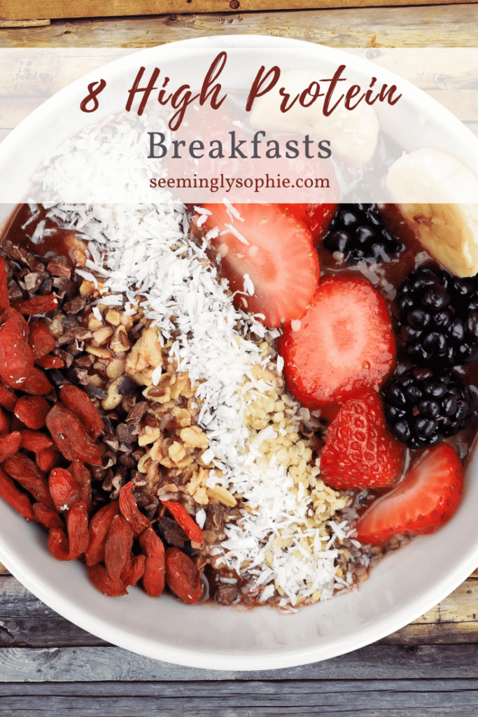 It can be hard to find healthy breakfasts that are easy when you're in a hurry or on the go. In this post, I've created a list of quick and easy breakfast foods that are great to add lots of protein to your diet in a hurry! #vegetarian #vegan #healthy #protein #breakfasts #easy #ideas #eating #food #cooking