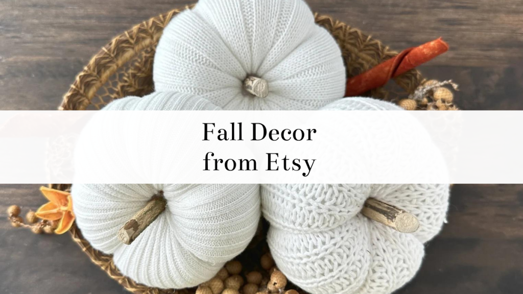 Fall Decor Finds from etsy