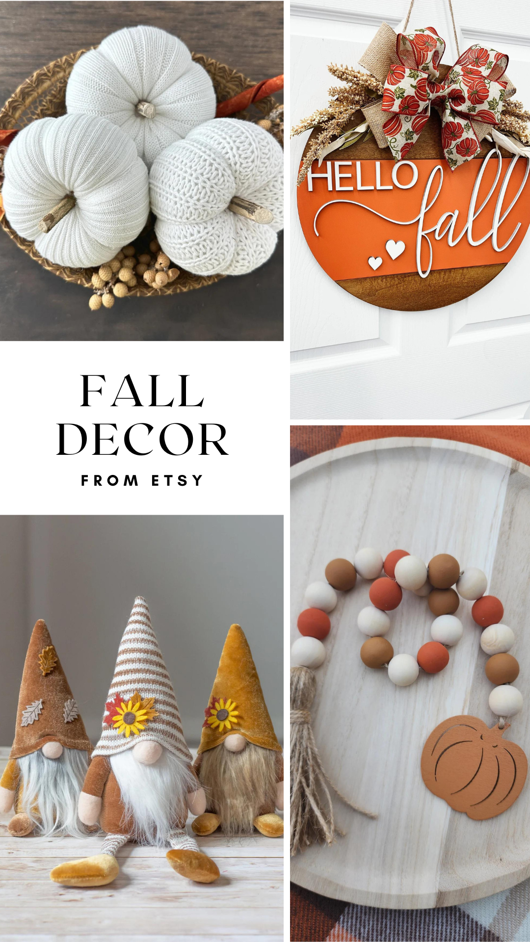 Browse an amazing selection of home decor for the fall season from Etsy! All items are handmade in the US with so much care. Etsy is the perfect way to skip the big box stores and shop small this fall season! 🍂 #fall #homedecor #shopsmall #Etsy #pumpkin