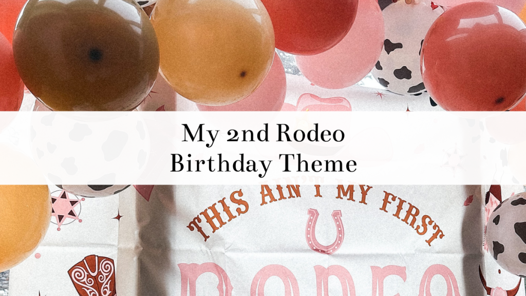 Not My First Rodeo Second Birthday Theme